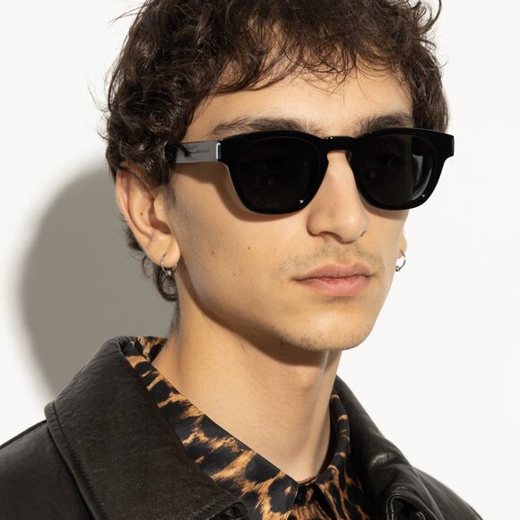 Saint Laurent SL746 001 Square Sunglasses – Black - Picture 2 of 10